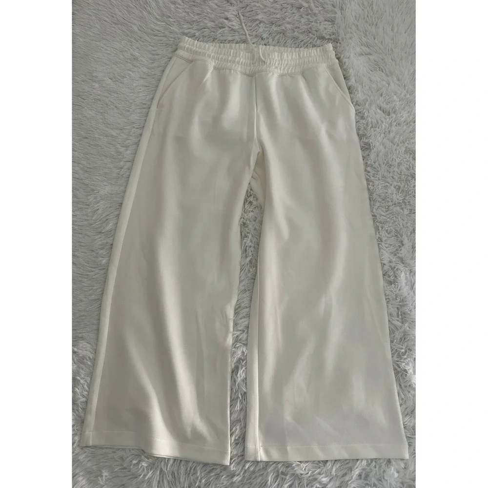 Peter Millar womens white drawstring pants sz M